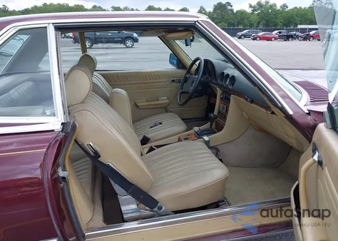 1985 Mercedes-Benz 380 Sl z USA, uszkodzony, nr VIN WDBBA45C0FA026342